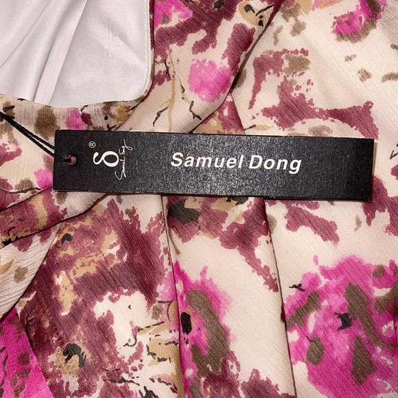 🌹NWT:Samuel Dong Floral Pink Maxi Skirt - Picture 10 of 10